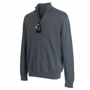 Merino Wool Sweater Gray sz  Xl